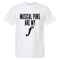 Musical Puns Are My Forte Band Instrument Fun Music Garment-Dyed Heavyweight T-Shirt