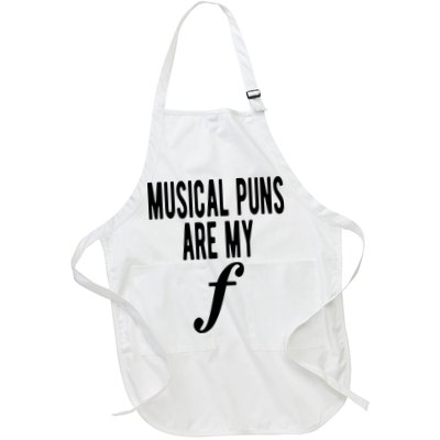 Musical Puns Are My Forte Band Instrument Fun Music Apron