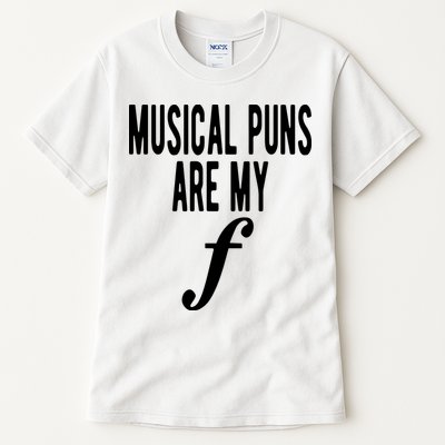 Musical Puns Are My Forte Band Instrument Fun Music Tall T-Shirt