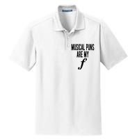 Musical Puns Are My Forte Band Instrument Fun Music Dry Zone Grid Polo