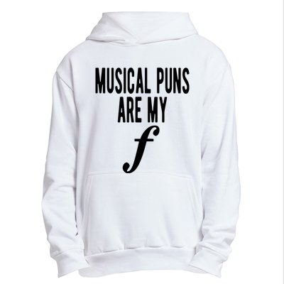 Musical Puns Are My Forte Band Instrument Fun Music Urban Pullover Hoodie