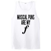 Musical Puns Are My Forte Band Instrument Fun Music PosiCharge Competitor Tank