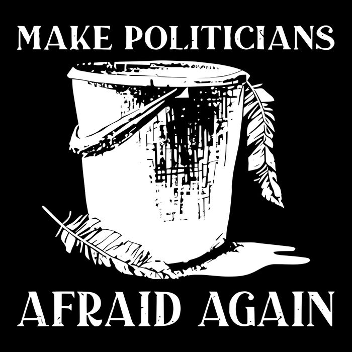 Make Politicians Afraid Again 7-Panel Snapback Hat