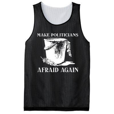 Make Politicians Afraid Again Mesh Reversible Basketball Jersey Tank