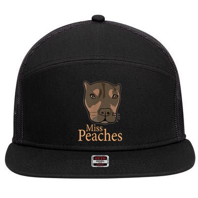 Miss Peaches Adopt Don’T Shop 7 Panel Mesh Trucker Snapback Hat