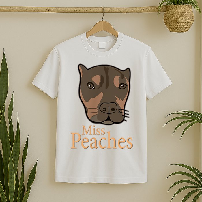 Miss Peaches Adopt Don’T Shop T-Shirt