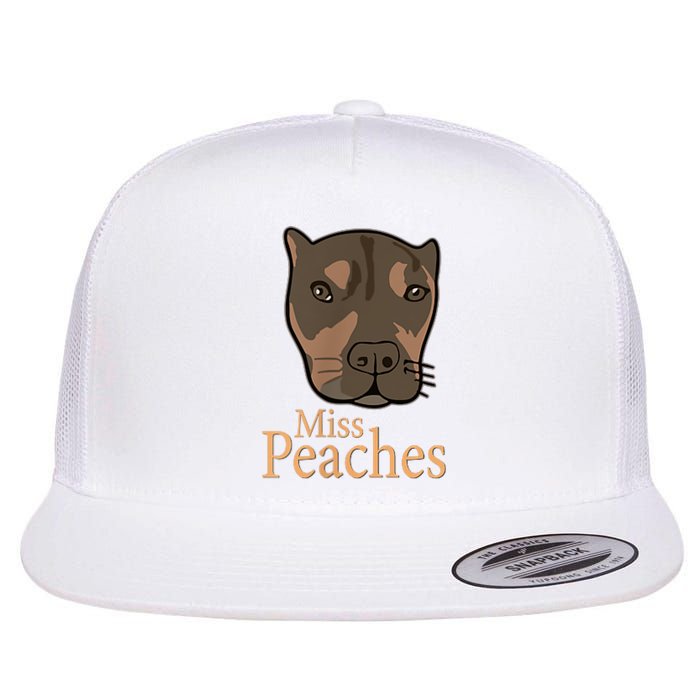Miss Peaches Adopt Don’T Shop Flat Bill Trucker Hat