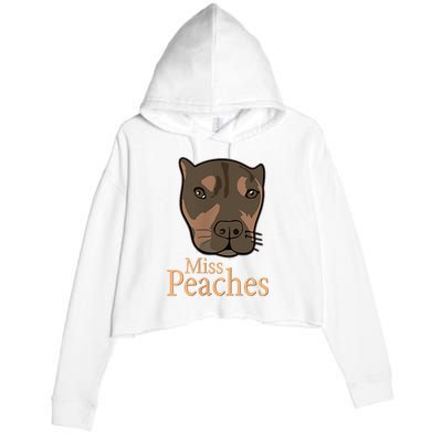 Miss Peaches Adopt Don’T Shop Crop Fleece Hoodie