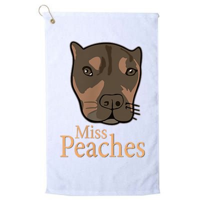 Miss Peaches Adopt Don’T Shop Golf Towel