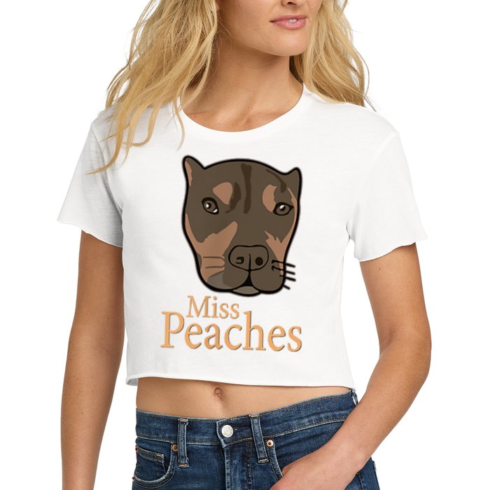 Miss Peaches Adopt Don’T Shop Women's Crop Top Tee