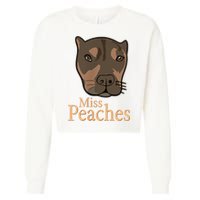 Miss Peaches Adopt Don’T Shop Cropped Pullover Crew