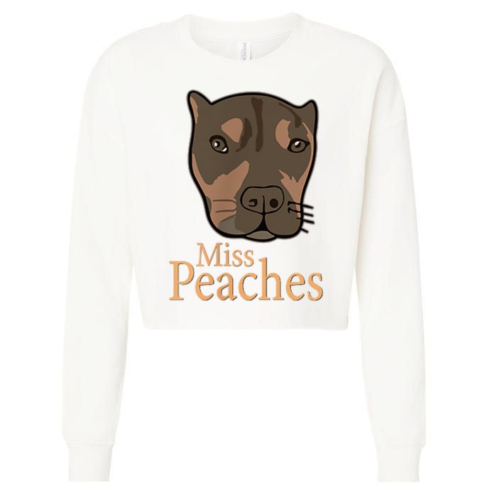 Miss Peaches Adopt Don’T Shop Cropped Pullover Crew