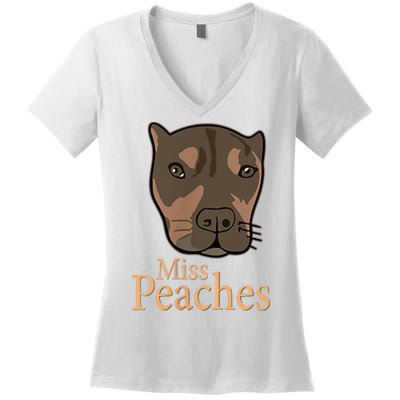 Miss Peaches Adopt Don’T Shop Women's V-Neck T-Shirt