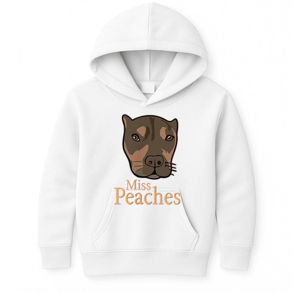 Miss Peaches Adopt Don’T Shop Kids Hoodie