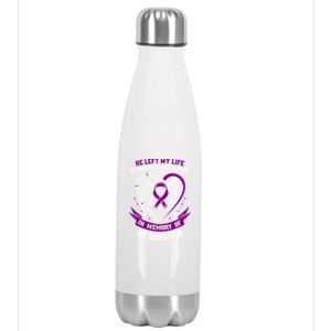 Memorial Products Alzheimers Awareness Stainless Steel Insulated Water Bottle