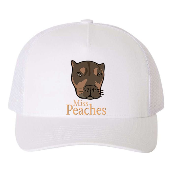 Miss Peaches Adopt Don’T Shop Yupoong Adult 5-Panel Trucker Hat