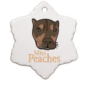 Miss Peaches Adopt Don’T Shop Ceramic Star Ornament