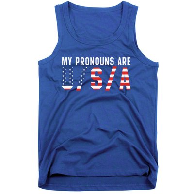 My Pronouns Are Usa Apparel Tank Top