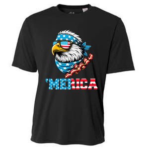 Merican Patriotic Apparel July 4th Celebrations Usa Pride Cooling Performance Crew T-Shirt