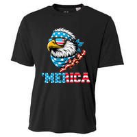 Merican Patriotic Apparel July 4th Celebrations Usa Pride Cooling Performance Crew T-Shirt