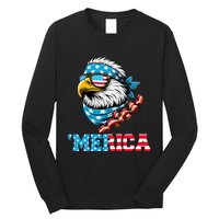 Merican Patriotic Apparel July 4th Celebrations Usa Pride Long Sleeve Shirt