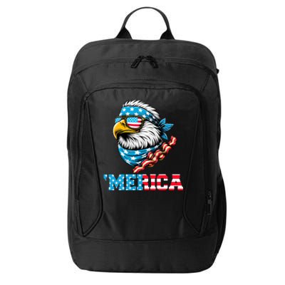 Merican Patriotic Apparel July 4th Celebrations Usa Pride City Backpack