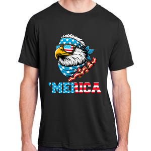 Merican Patriotic Apparel July 4th Celebrations Usa Pride Adult ChromaSoft Performance T-Shirt