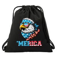 Merican Patriotic Apparel July 4th Celebrations Usa Pride Drawstring Bag