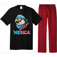 Merican Patriotic Apparel July 4th Celebrations Usa Pride Pajama Set