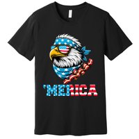 Merican Patriotic Apparel July 4th Celebrations Usa Pride Premium T-Shirt