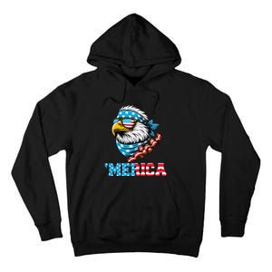 Merican Patriotic Apparel July 4th Celebrations Usa Pride Tall Hoodie