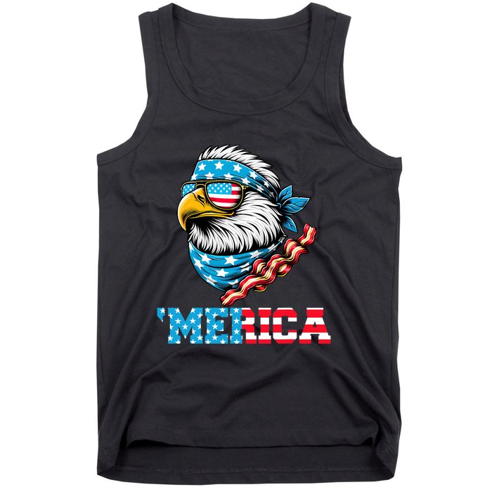 Merican Patriotic Apparel July 4th Celebrations Usa Pride Tank Top