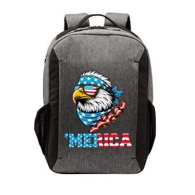 Merican Patriotic Apparel July 4th Celebrations Usa Pride Vector Backpack