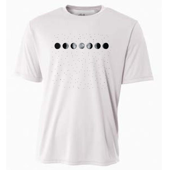 Moon Phases Astronomy Cooling Performance Crew T-Shirt