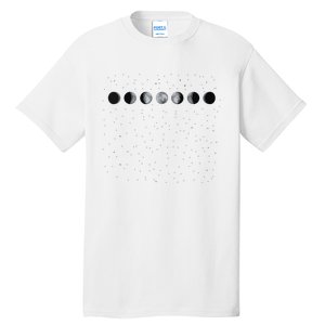 Moon Phases Astronomy Tall T-Shirt