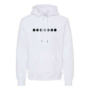 Moon Phases Astronomy Premium Hoodie