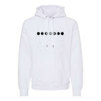 Moon Phases Astronomy Premium Hoodie