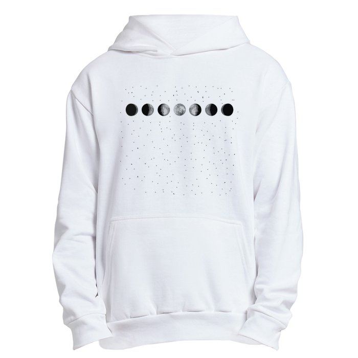 Moon Phases Astronomy Urban Pullover Hoodie