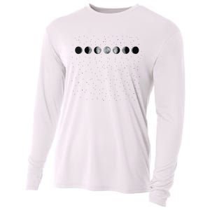 Moon Phases Astronomy Cooling Performance Long Sleeve Crew