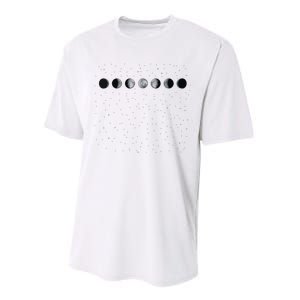 Moon Phases Astronomy Performance Sprint T-Shirt