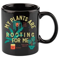 My Plants Are Rooting For Me Plant funny gardening 11oz C Handle Ceramic Mug