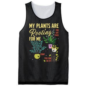 My Plants Are Rooting For Me Gardener Garderning Mesh Reversible Basketball Jersey Tank