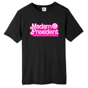 Madam President And Tim Harris & Tim Walz 2024 Tall Fusion ChromaSoft Performance T-Shirt