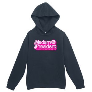 Madam President And Tim Harris & Tim Walz 2024 Urban Pullover Hoodie