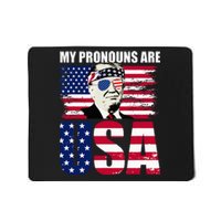 My Pronouns Are Usa Donald Trump Patriotic Mousepad