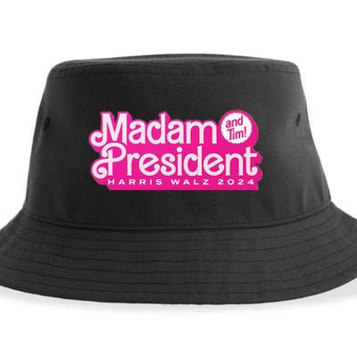 Madam President (And Tim!) Kamala Harris & Tim Walz Sustainable Bucket Hat