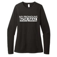 My Pronouns Are Nor Mal Womens CVC Long Sleeve Shirt