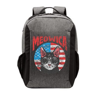 Meowica Patriotic America 4Th Of July Independence Usa Us Vector Backpack