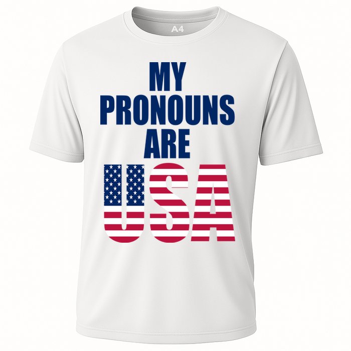 My Pronouns Are USA Patriotic Performance Shirt