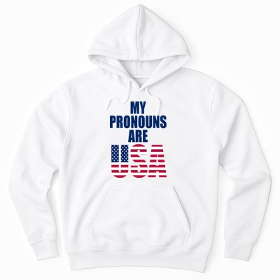 My Pronouns Are USA Patriotic Hoodie